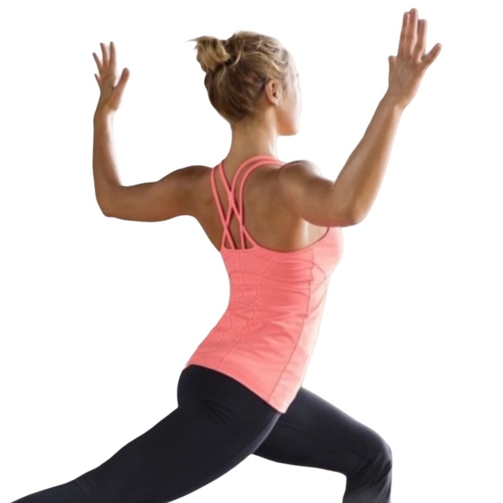 Athleta Coral Red Empowerment Tank